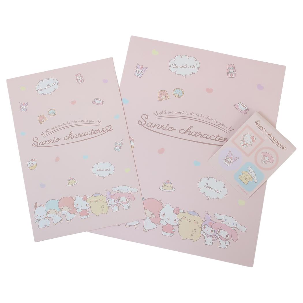 サンリオキャラクターズ レターセット 手紙セット かまって!キュン Sanrio 山野紙業 便箋&封筒 キャラクター グッズ メール便可 シネマコレクション