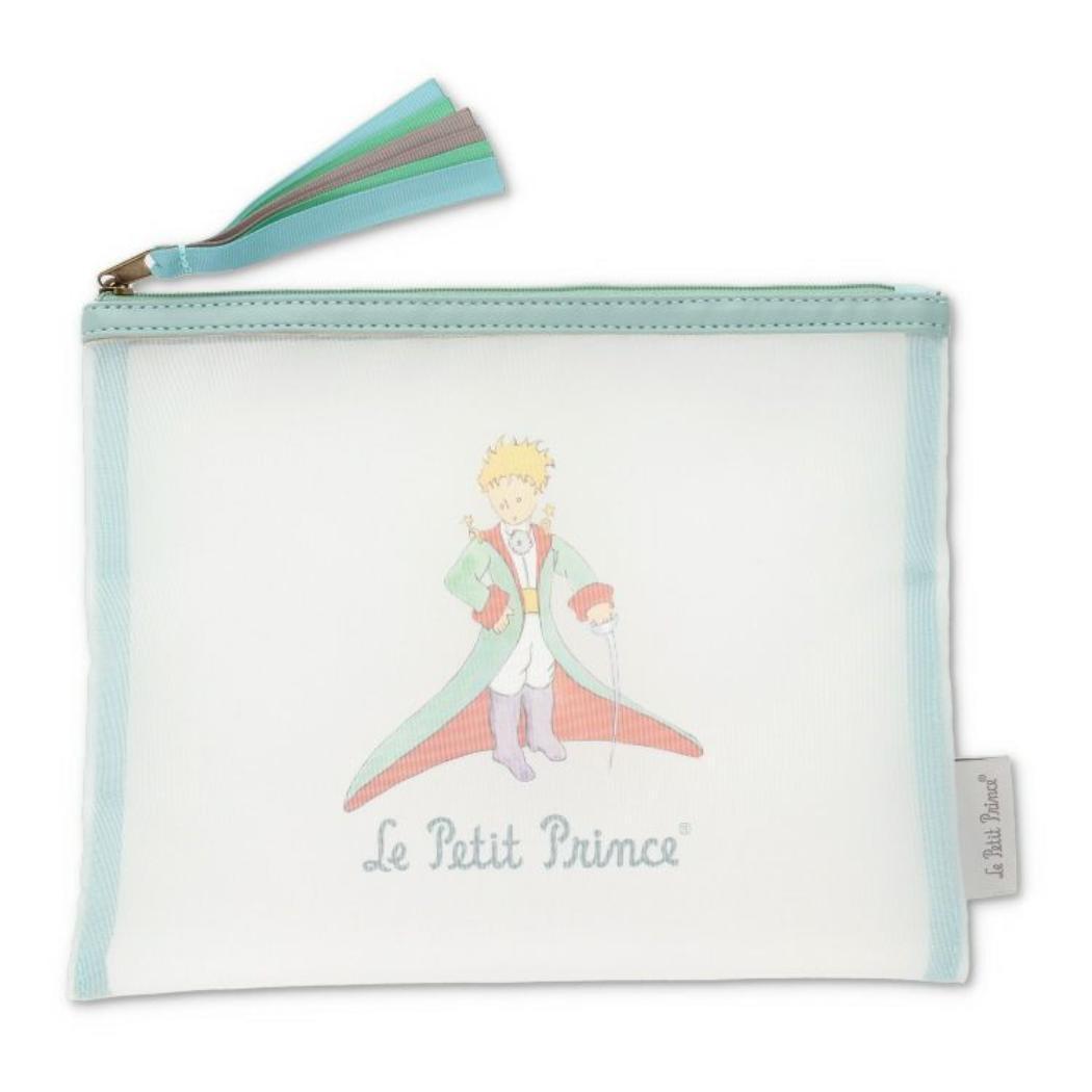 星の王子さま コスメポーチ メッシュポーチフラット 正装の王子さま MGR The Little Prince ゾーウィー プレゼント キャラクター グッズ メール便可 シネマコレクション