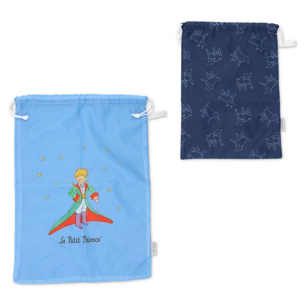 星の王子さま きんちゃく袋 マルチ巾着2個セット BL&NV The Little Prince ゾーウィー プレゼント キャラクター グッズ メール便可 シネマコレクション
