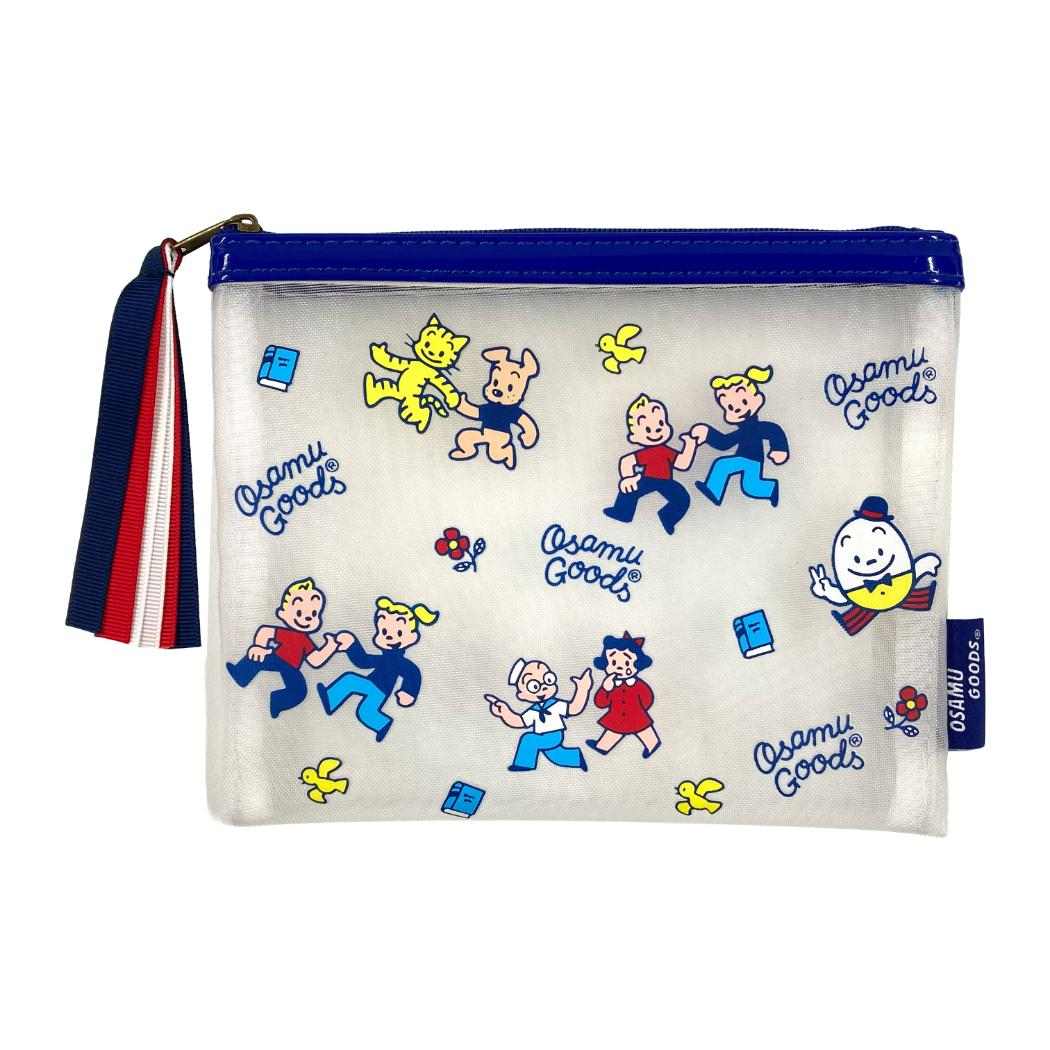 オサムグッズ コスメポーチ メッシュポーチ NV Osamu Goods ゾーウィー 小物入れ キャラクター グッズ メール便可 シネマコレクション