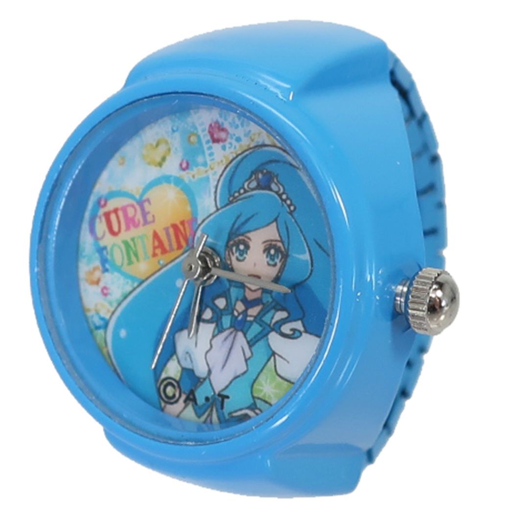 ヒーリングっどプリキュア 指輪型 時計 グッズ 通販 リングウォッチ Bキュアフォンテーヌ プレゼント 男の子 女の子 ギフ