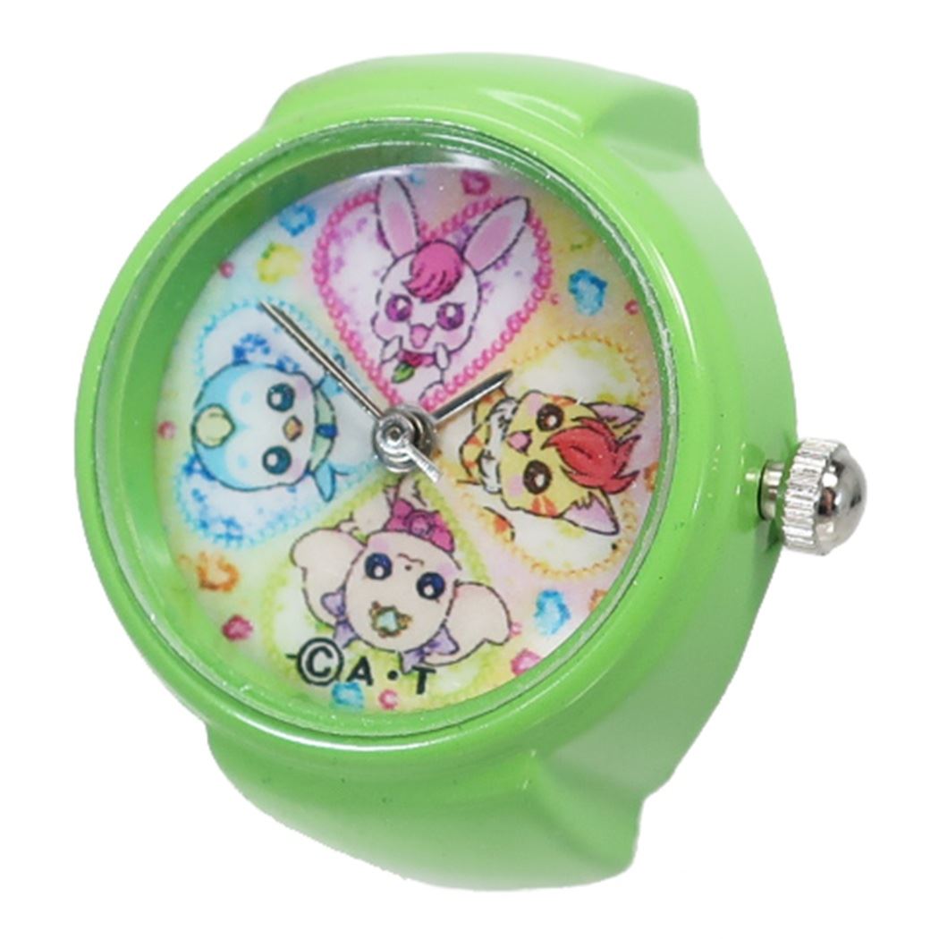 ヒーリングっどプリキュア 通販 指輪型 時計 リングウォッチ Eヒーリングアニマル プレゼント 男の子 女の子 ギフト