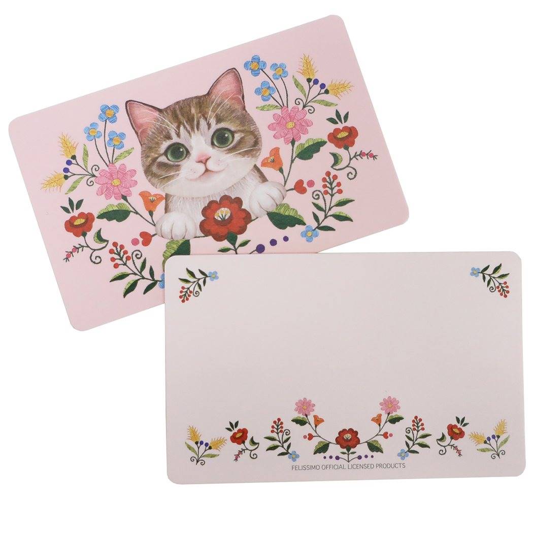 ミニ メッセージカード フェリシモ猫部 ミニ ネームカード 8枚セット ねこ ANC-29 プレゼントカード 男の子 女の子 ギフト