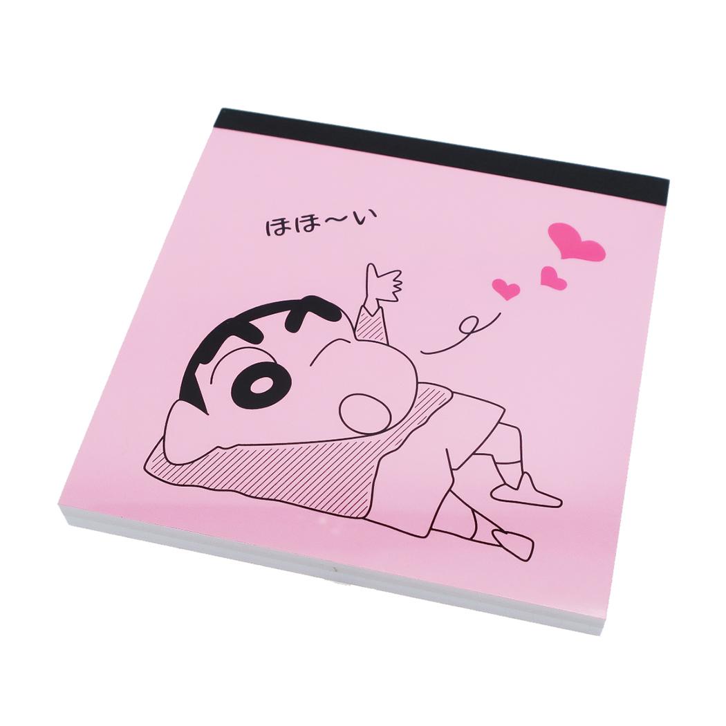 クレヨンしんちゃん アニメキャラクター メモ帳 スクエア メモ ハート グッズ プレゼント 男の子 女の子 ギフト