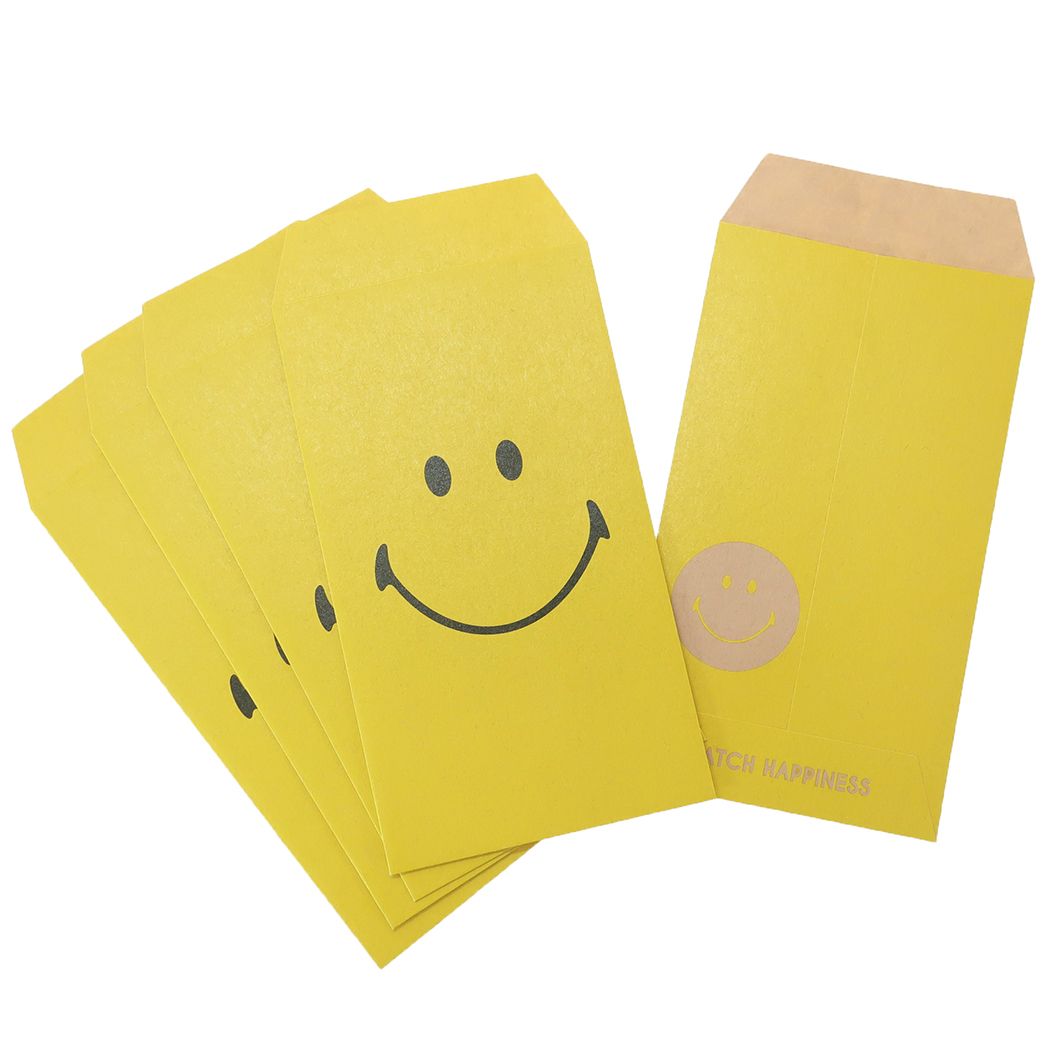 スマイリーフェイス キャラクター ぽち袋 お年玉ポチ袋5枚セット フェイス APS-265 Smiley Face