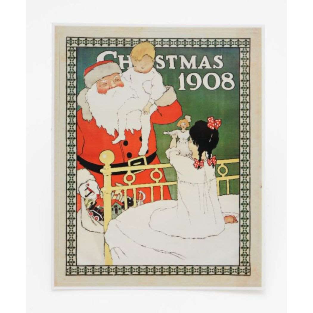 シールクリスマス サンタクロースステッカー SANTA&GIRL アミナコレクション