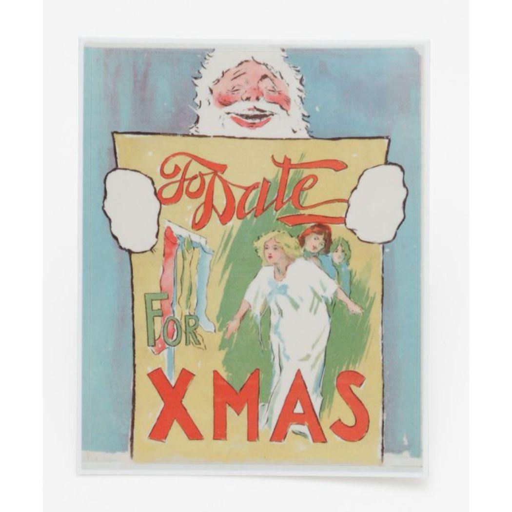 シールクリスマス サンタクロースステッカー SANTA&POSTER