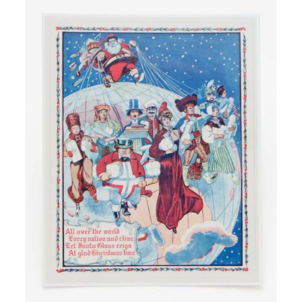 シールクリスマス サンタクロースステッカー SANTA&WORLD アミナコレクション