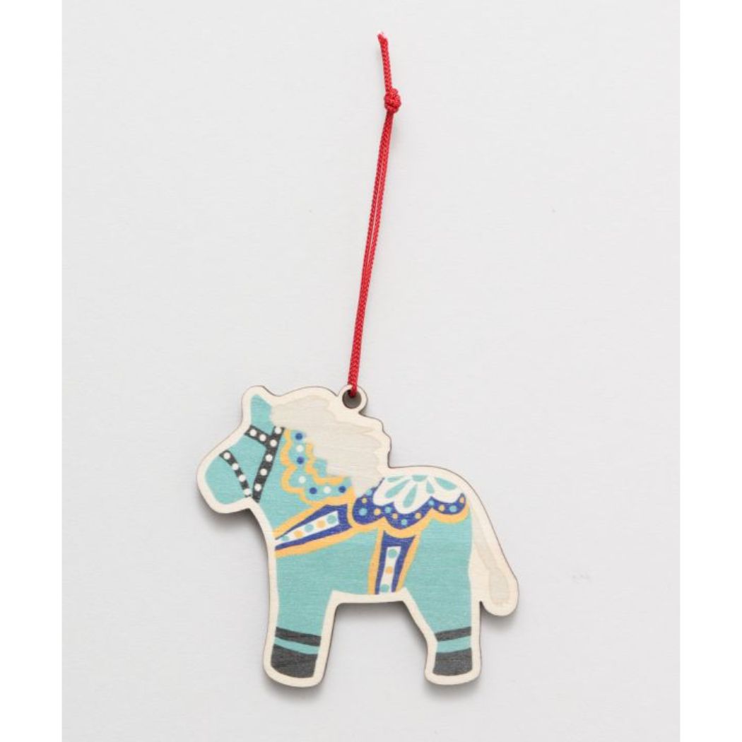 装飾品 クリスマスウッドオーナメント HORSE 北欧