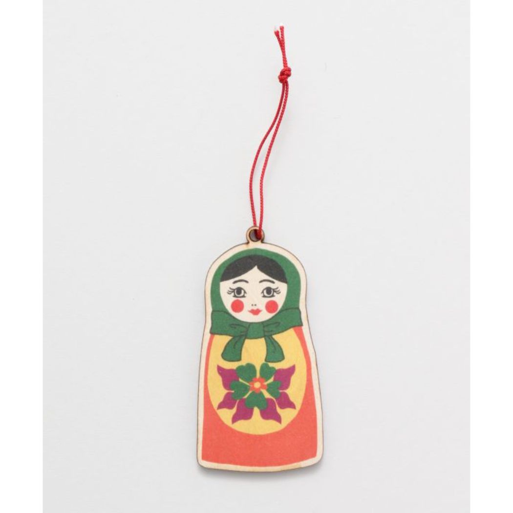 装飾品 クリスマスウッドオーナメント OR WOMAN 北欧
