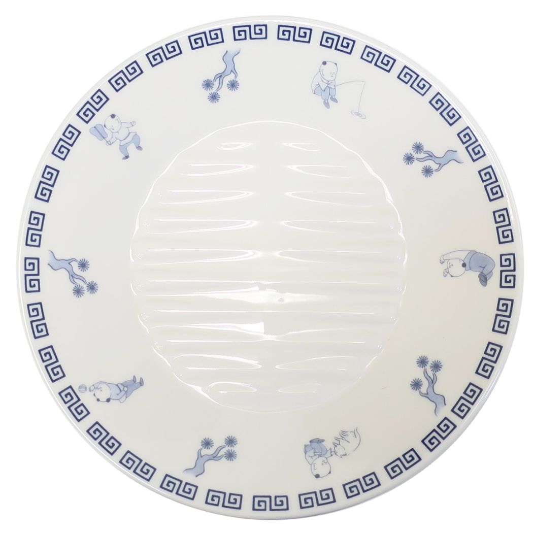 中皿 おまち堂 アブラオトシ皿 唐子 食器 中華皿