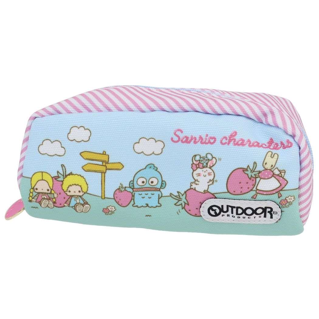 OUTDOOR×サンリオキャラクターズ サンリオ キャラクター ペンケース ポーチ イチゴ柄