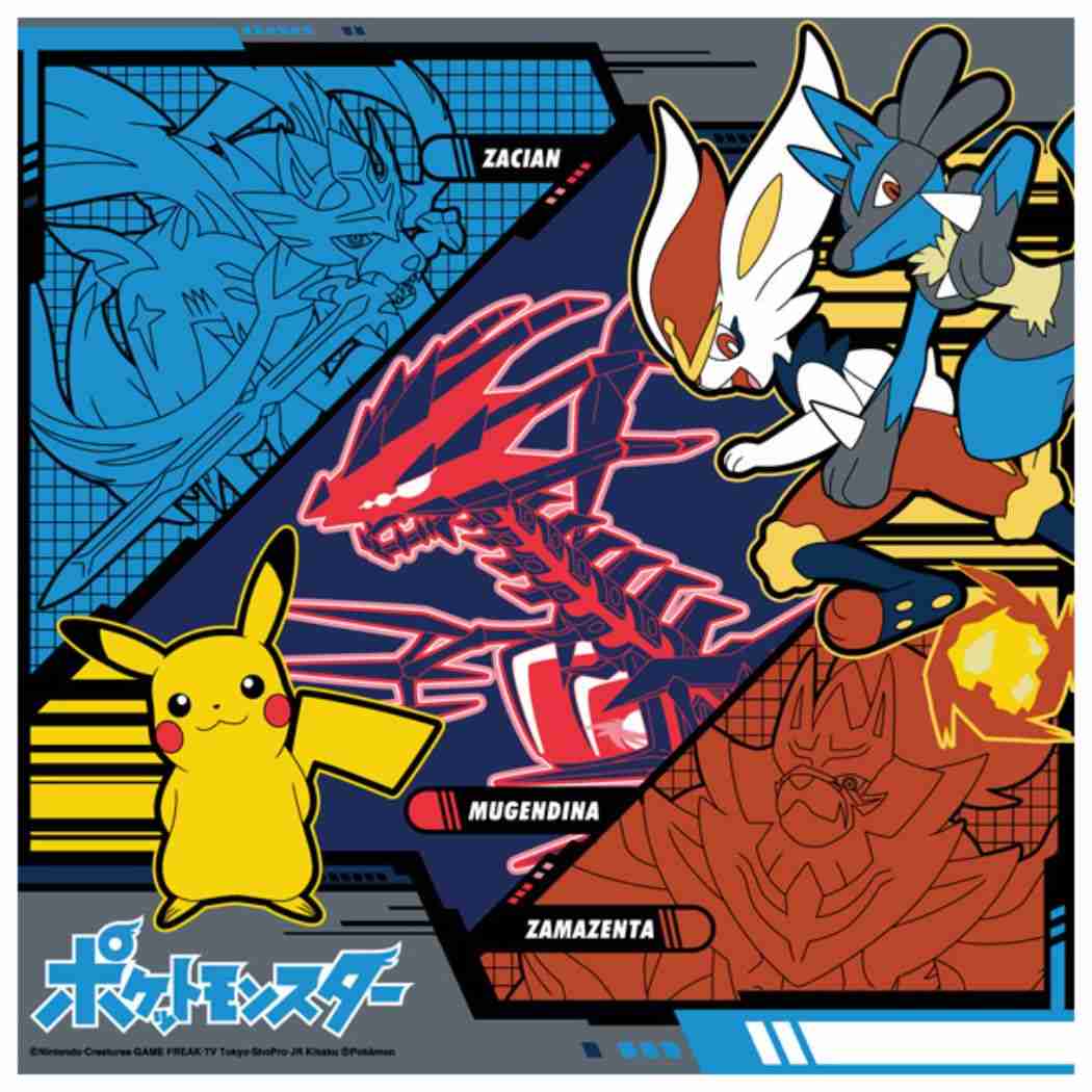 ポケットモンスター ハンカチーフ ハンカチ 3分割 ポケモン バンビーナ