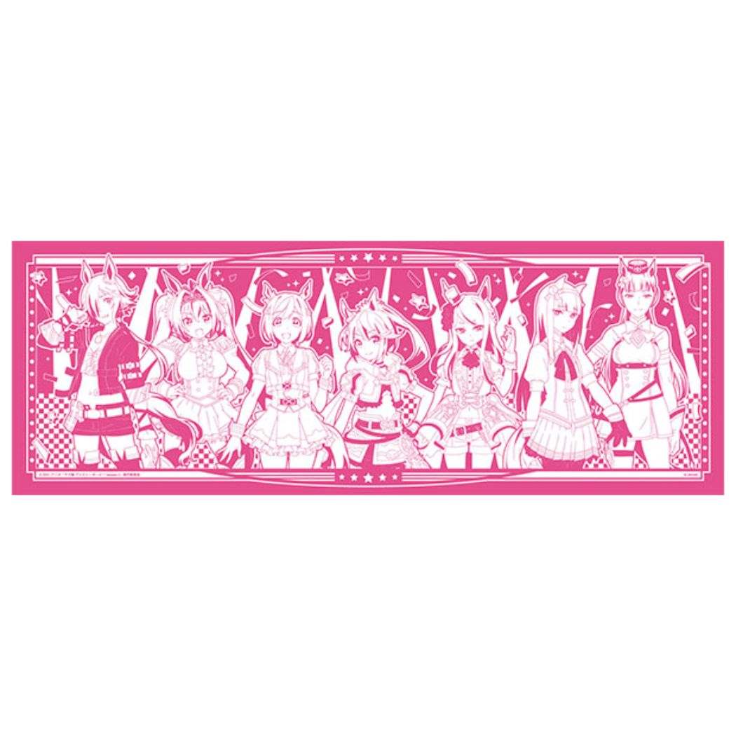 ウマ娘 プリティーダービー キャラクターてぬぐい 手ぬぐい スピカ ピンク