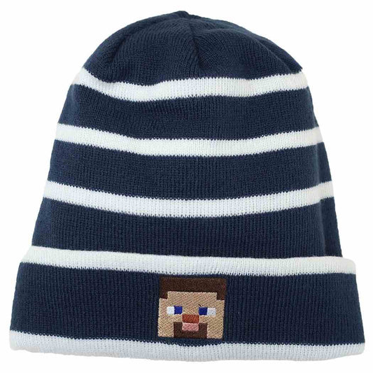 マインクラフト 帽子 KIDS ニット帽 ネイビー Minecraft カイタックファミリー