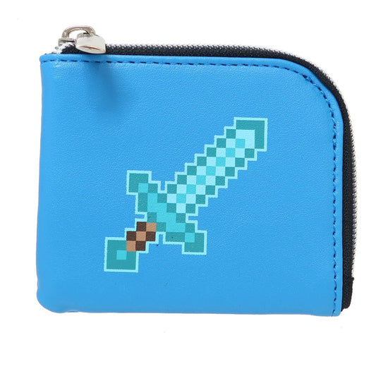 マインクラフト Minecraft ゲームキャラクター 子供用財布 KIDS財布 サックス