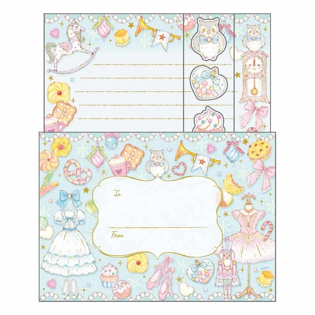 たけいみき 手紙セット レターセット くるみ割り人形