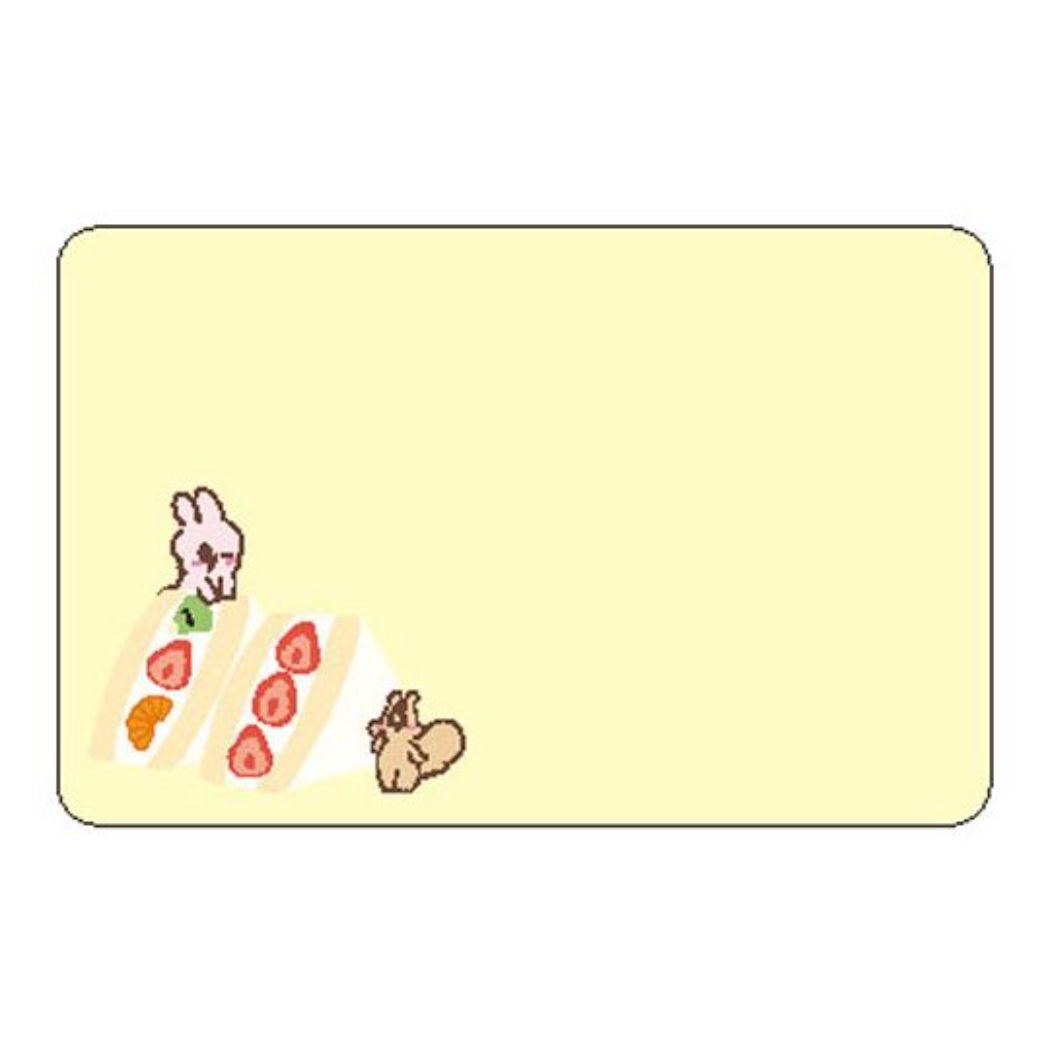 ミニカード Yummy Mummy ヤミマミ ヤミマミベーカリー メッセージカード フルーツサンド クローズピン プレゼント 男の子
