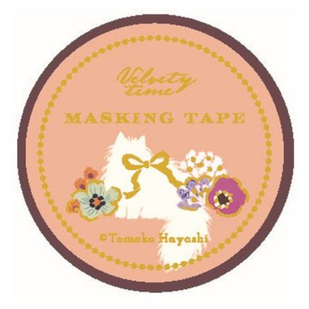 Tomoko Hayashi 15mm マステ マスキングテープ ロマンティックキャット おしゃれ 文具 グッズ プレゼント 男の子