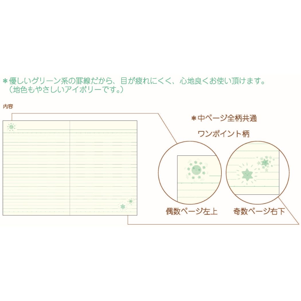 A5 ノート 横罫ノート 吉田麻乃 クローズピン プレゼント 男の子 女の子 ギフト