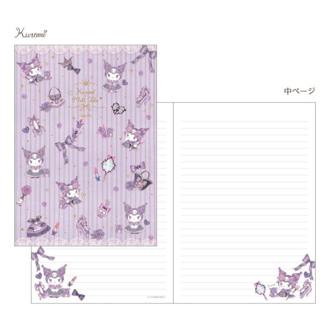 クロミ たけいみき ガーリーイラスト 横罫ノート A5ノート ダークフェミニン 新入学