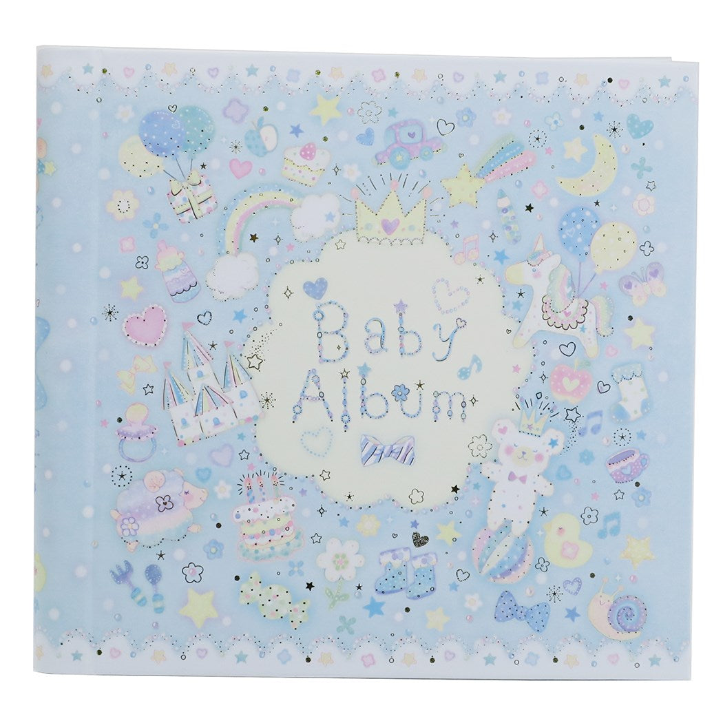 たけいみき フォトアルバム 専用箱入りベビーアルバム 男の子 クローズピン L判写真121枚収納 出産祝い プレゼント 女の子 ギフト