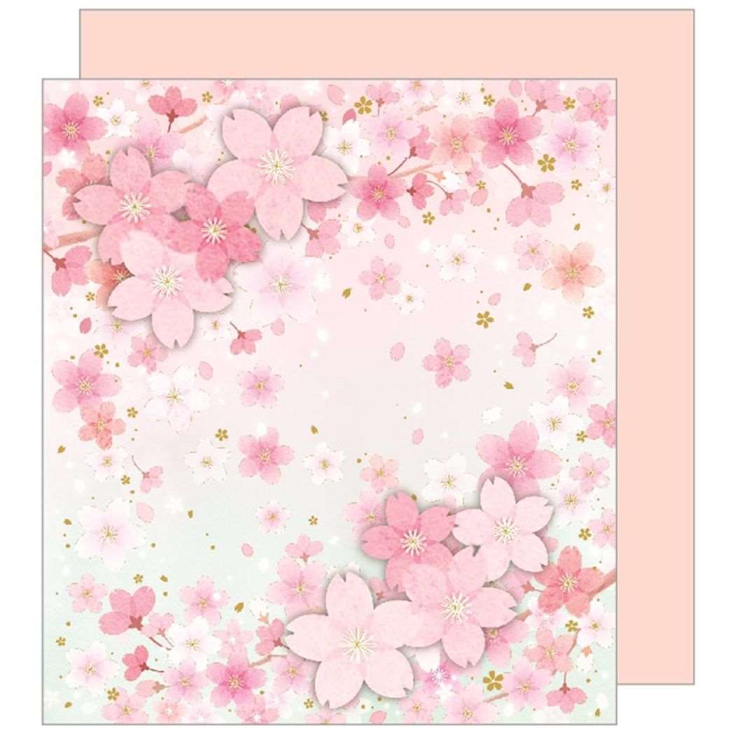 二つ折りメッセージボード さくら 色紙 クローズピン プレゼント 男の子 女の子 ギフト