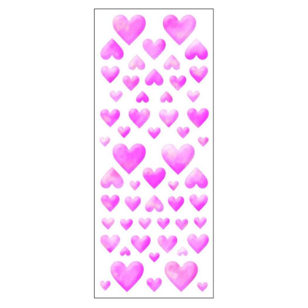 シールシート ぷくっとシール ハート クローズピン プレゼント 男の子 女の子 ギフト