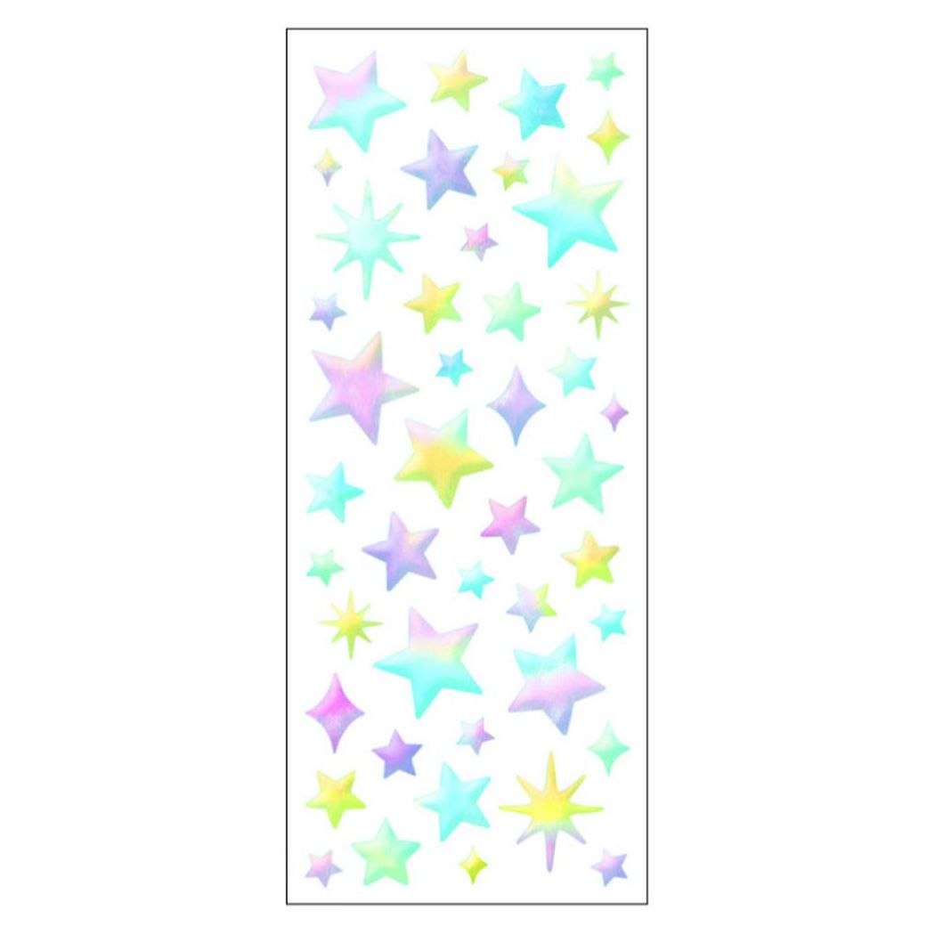 シールシート ぷくっとシール カラフルスター クローズピン プレゼント 男の子 女の子 ギフト