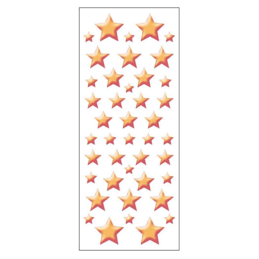 シールシート ぷくっとメタリックシール スター金箔 クローズピン プレゼント 男の子 女の子 ギフト