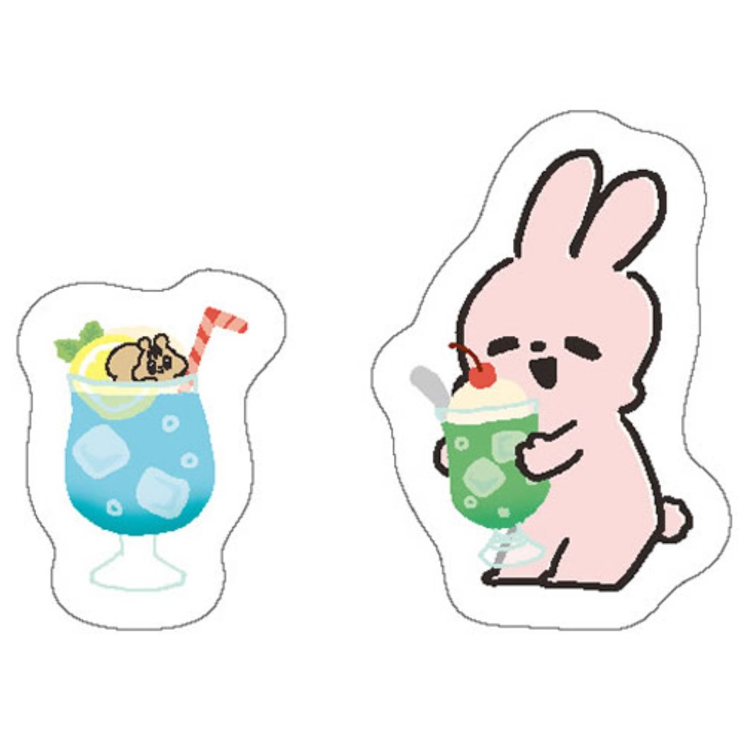 ヤミマミカフェ ステッカー Yummy Mummy ヤミマミ シールシート クローズピン クリームソーダ プレゼント 男の子 女の子