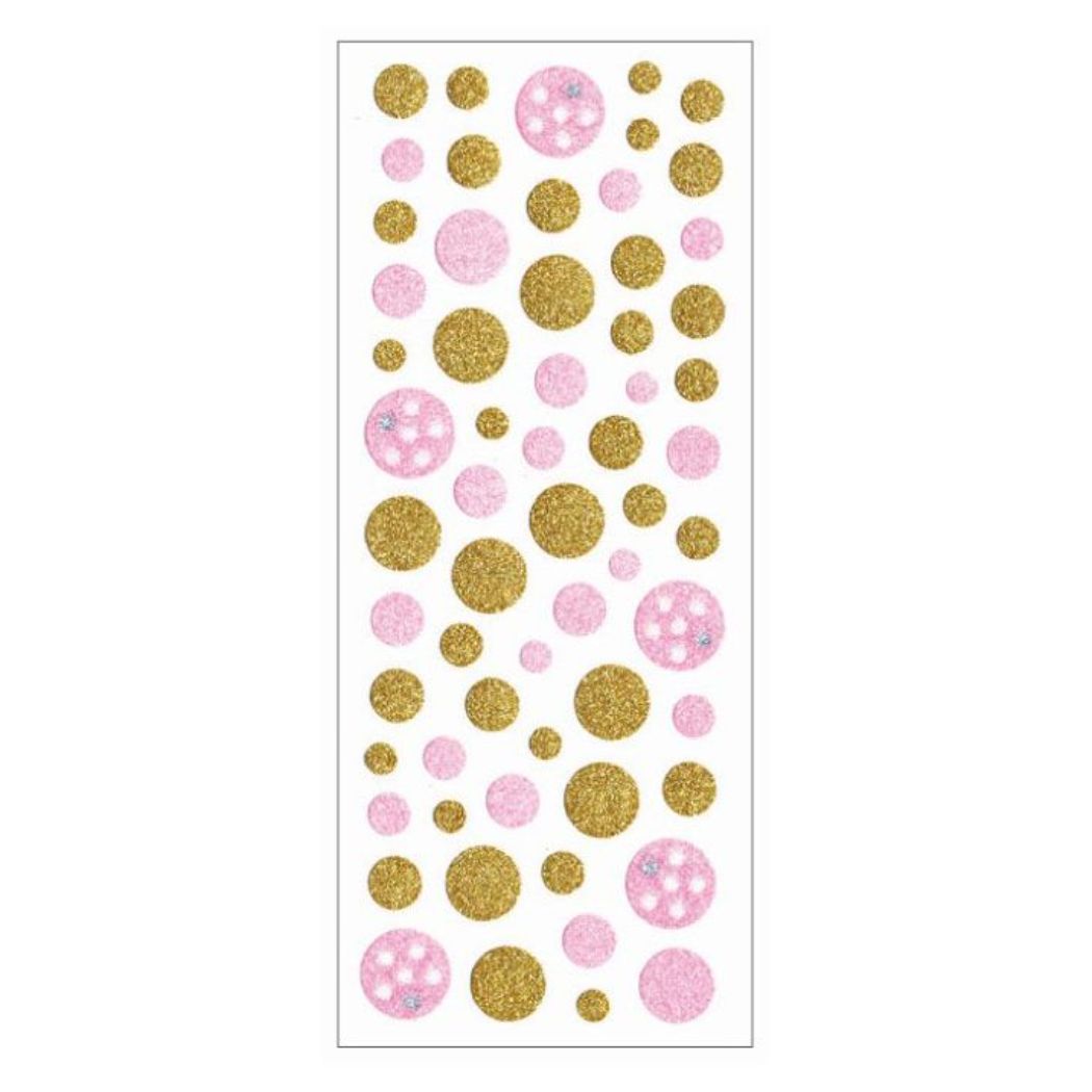 シールシート グリッターシール ドット クローズピン プレゼント 男の子 女の子 ギフト