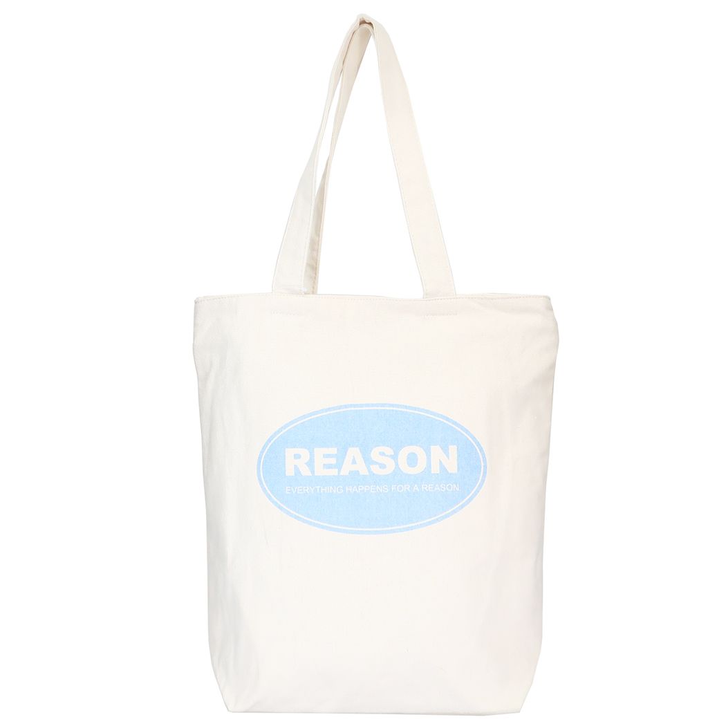トートバッグ ファスナー付きキャンバストート REASON ミントイン
