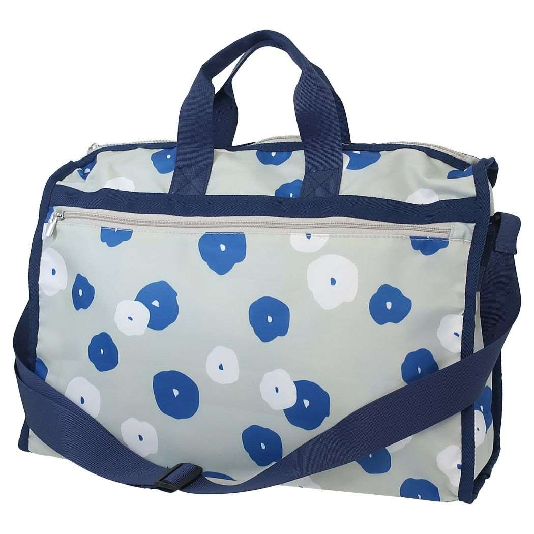 旅行かばん ボストンバッグM フラワーNV ミントイン