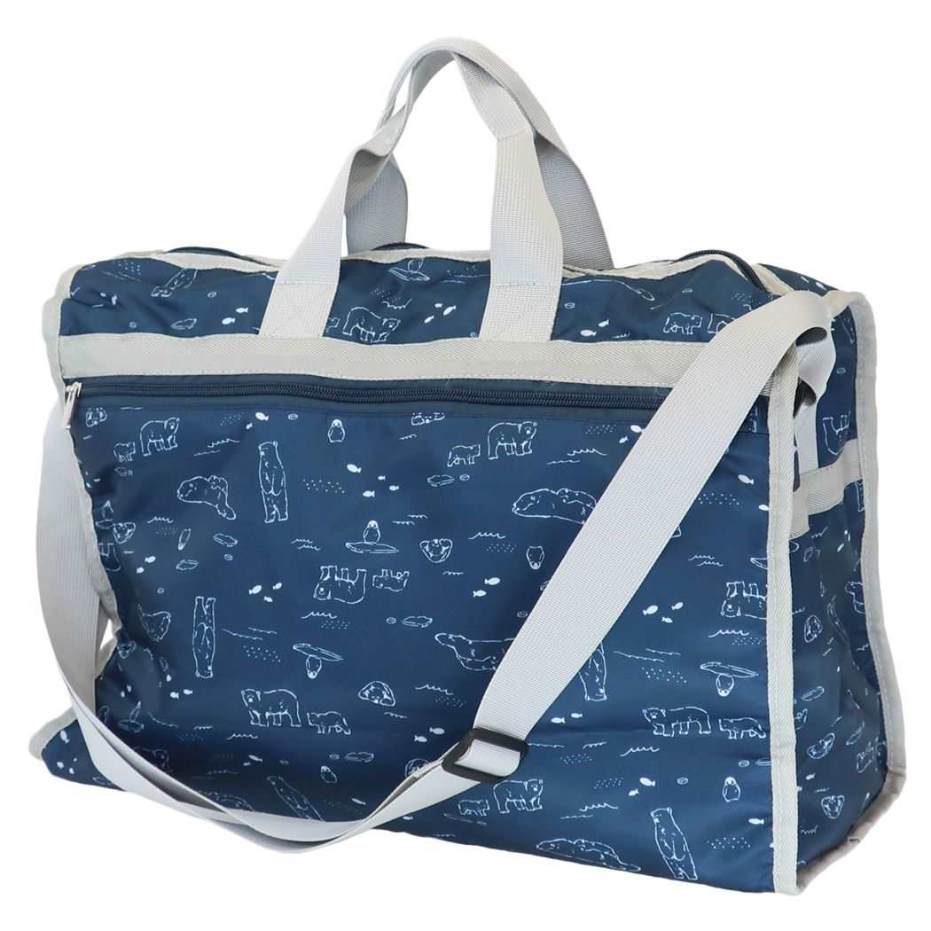 旅行かばん ボストンバッグM しろくま ミントイン