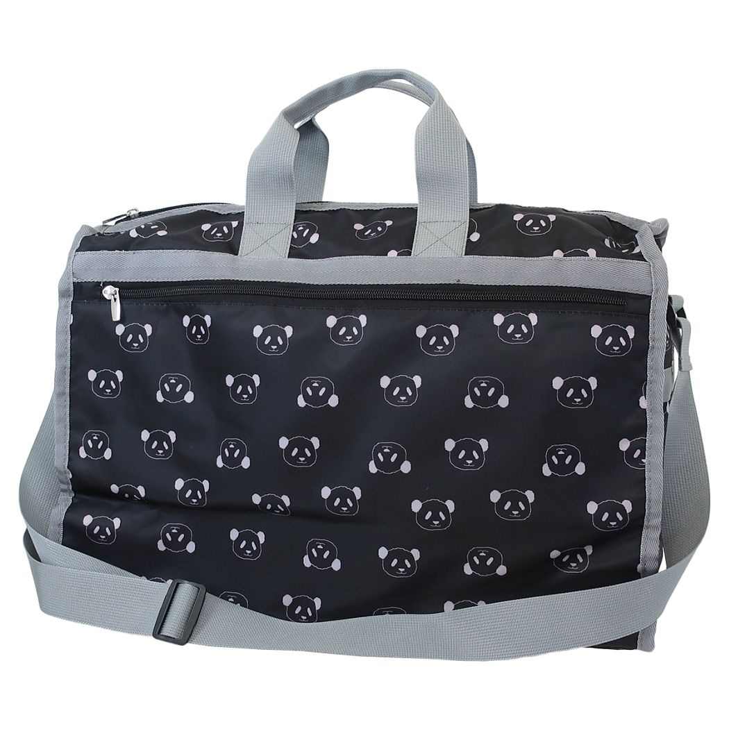 旅行かばん ボストンバッグM パンダBK ミントイン
