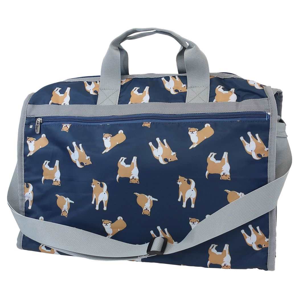 旅行かばん ボストンバッグM モカNV ミントイン