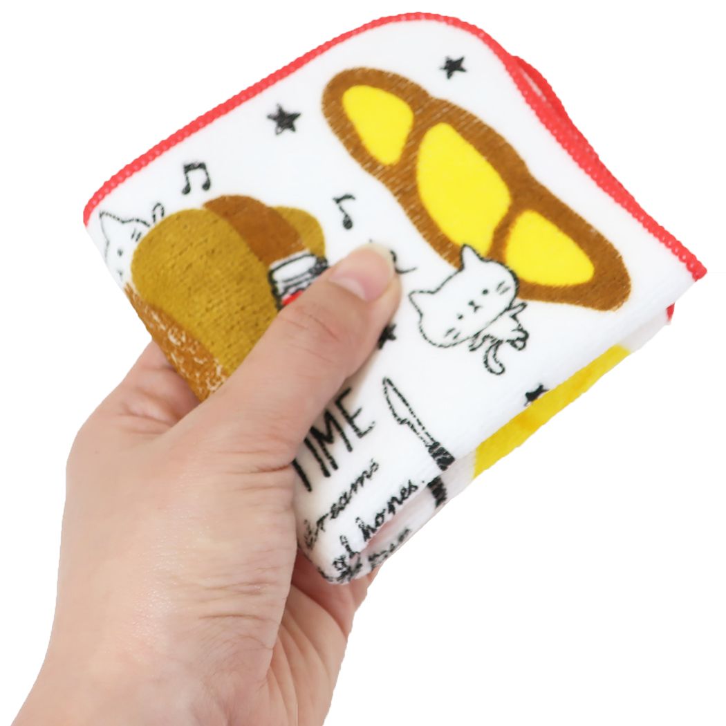 ミニタオル ハンカチタオル ねこブレッド ミントイン