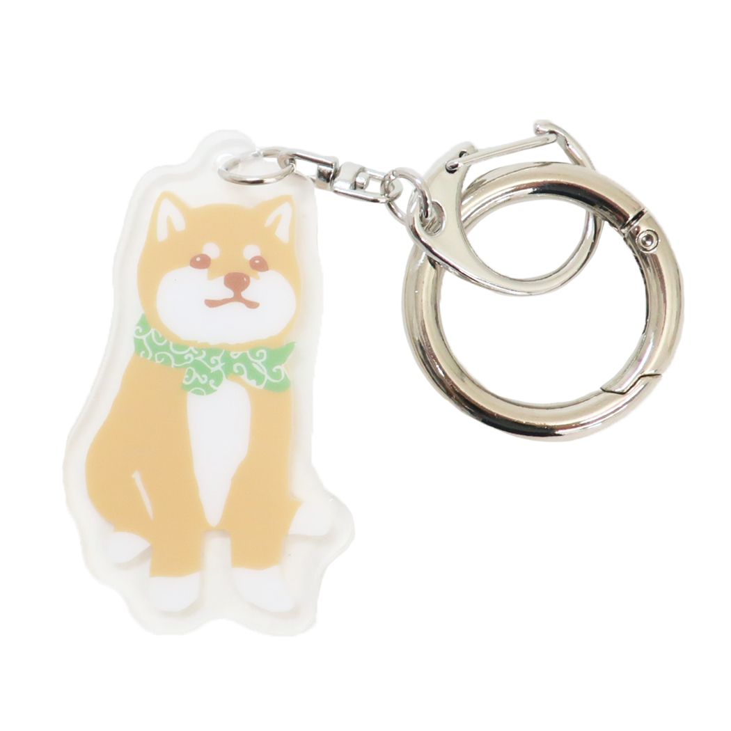 犬 グッズ 犬雑貨 キーホルダー アニマルアクリルキーホルダー