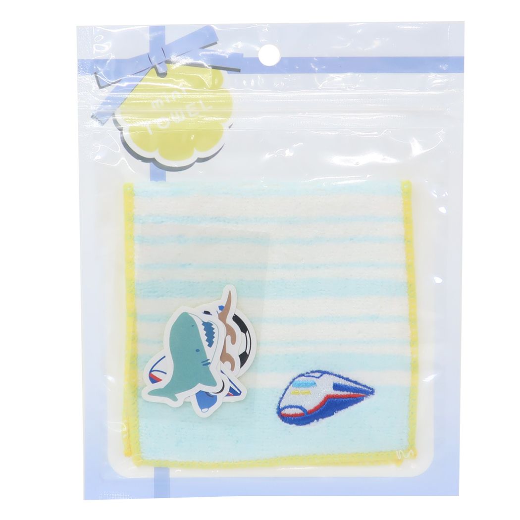 タオルセット ポケットミニタオル&シールセット 特急