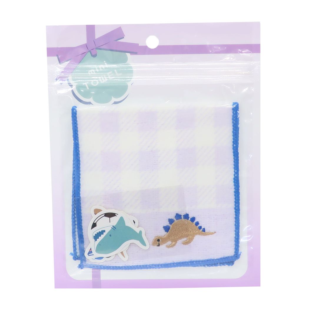 タオルセット ポケットミニタオル&シールセット ステゴ