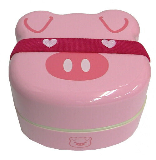 可愛いブタさん 2段重ねダイカットお弁当箱 弁当箱 プレゼント 男の子 女の子 ギフト