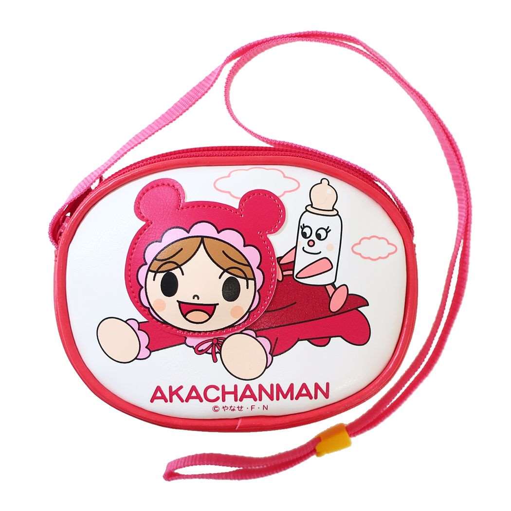 アンパンマン アニメキャラクター キッズポシェット ふっくらポシェット あかちゃんまん