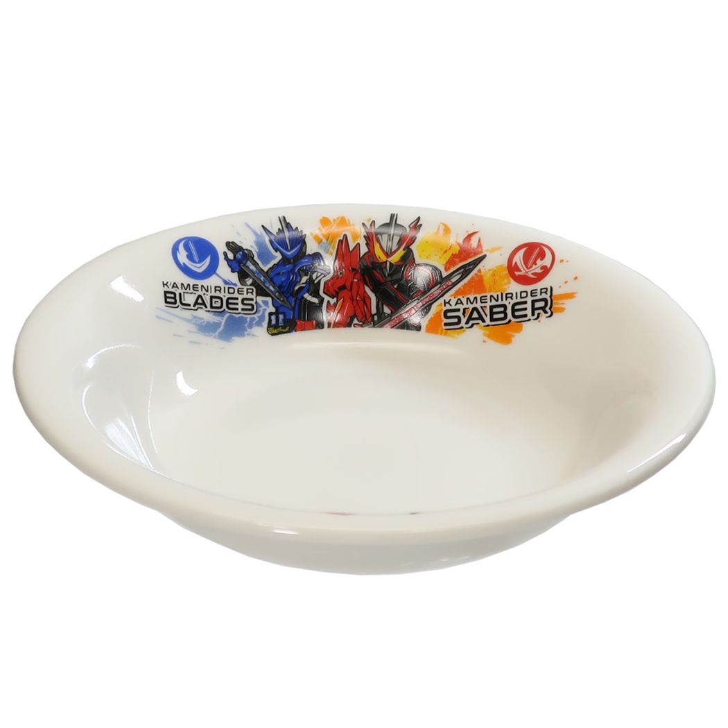 仮面ライダーセイバー キッズ食器 磁器製 こども フルーツ皿 特撮ヒーロー キャラクター グッズ プレゼント 男の子 女の子 ギフト