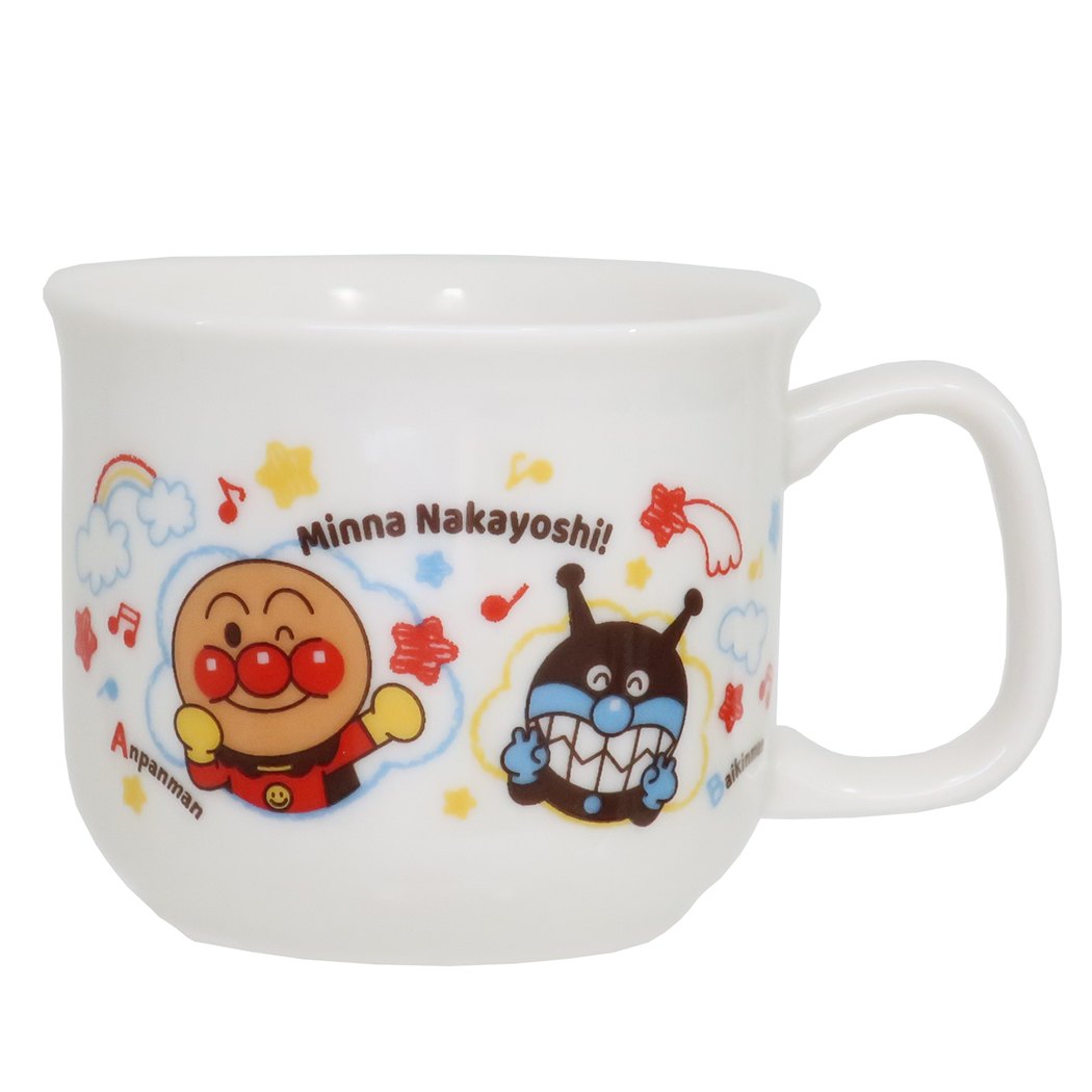 アンパンマン こども マグ キッズ食器 マグカップ なかよし 金正陶器 子ども 女の子 男の子 日本製食器 食洗機対応 プレゼント ギ