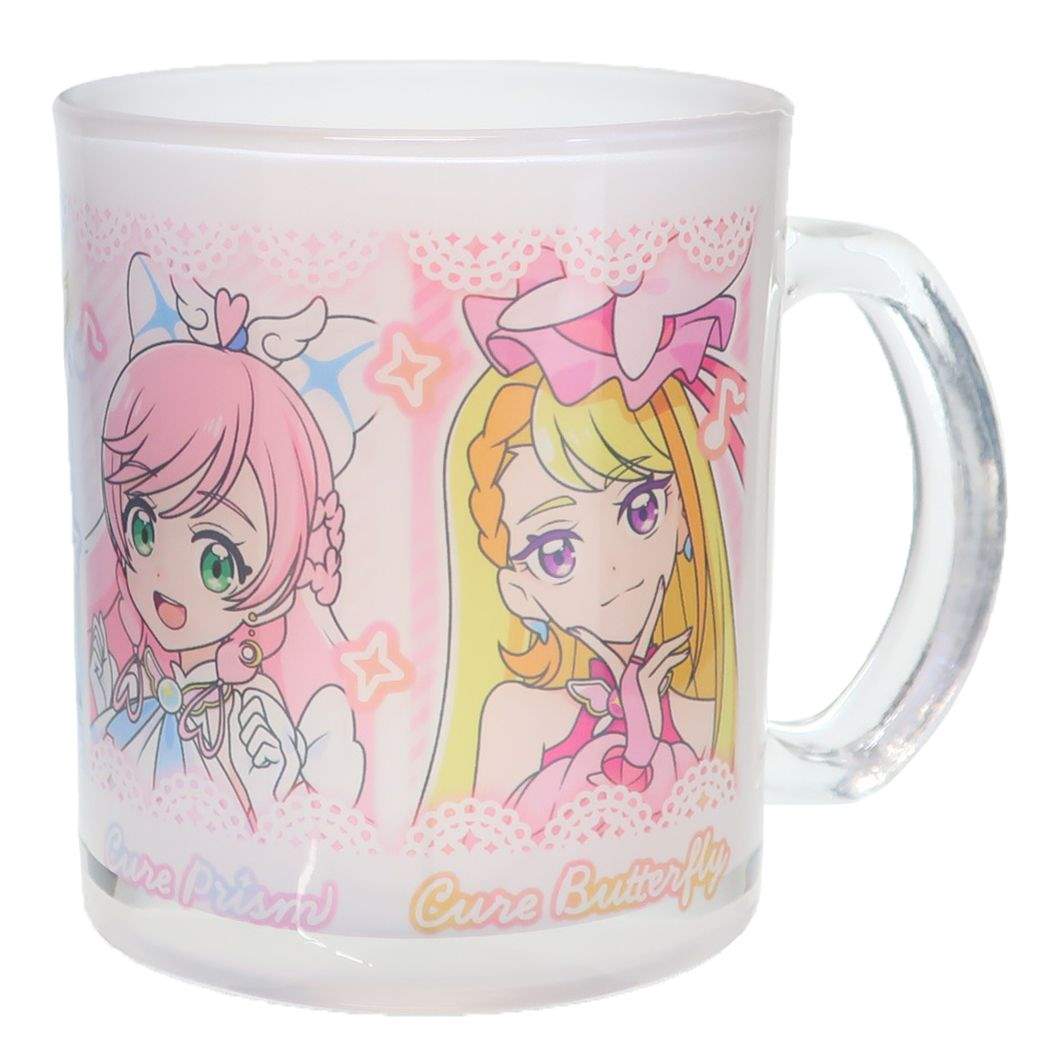 ひろがるスカイ!プリキュア グッズ マグカップ アニメキャラクター ガラスマグカップ