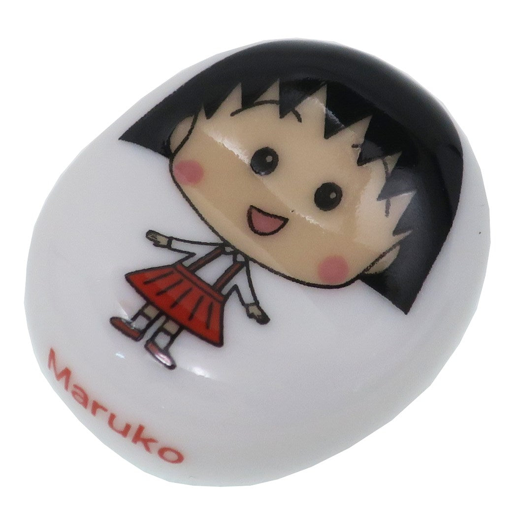 陶磁器製 チョップスティッ ちびまる子ちゃん 豆箸置き まる子 金正陶器 かわいい 日本製 グッズ プレゼント 男の子 女の子 ギフト