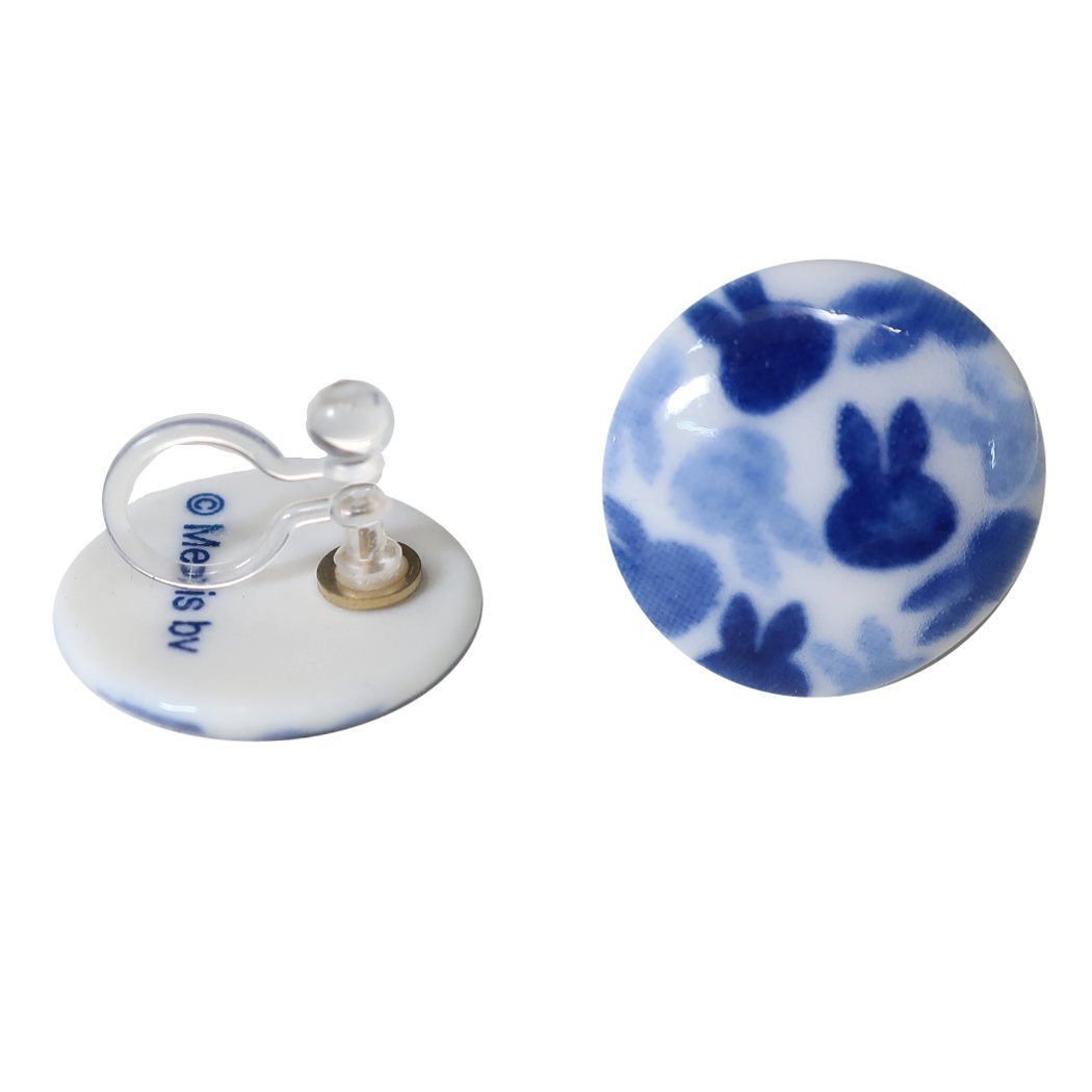 ミッフィー 美濃焼 ノンホールピアス アクセサリー パターン ディックブルーナ 金正陶器 ギフト雑貨 プレゼント 男の子 女の子