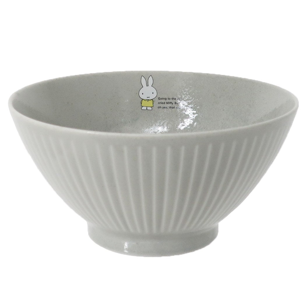 ミッフィー どんぶり 磁器製 ヌードルボウル ストーングレー ディックブルーナ 金正陶器 プレゼント 男の子 女の子 ギフト