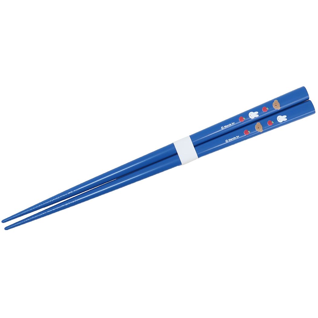 ミッフィー グッズ お箸 絵本キャラクター 23cm塗り箸 miffy and boris ブルー プレゼント 男の子 女の子 ギフト